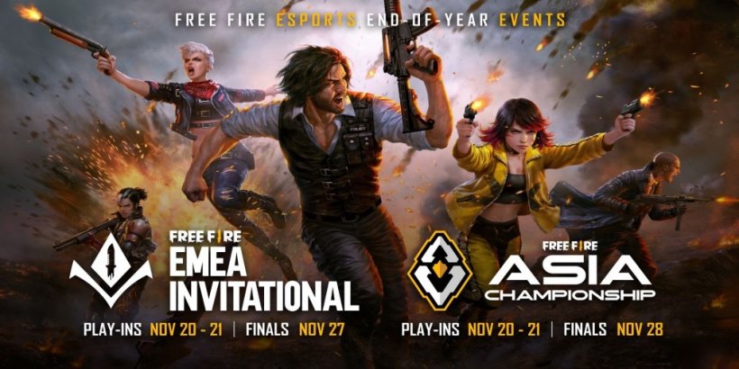 Free Fire is hosting two new virtual tournaments in November 2021