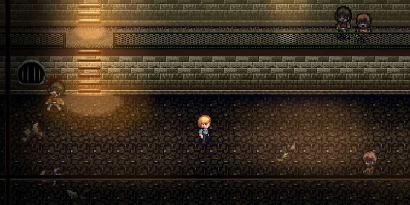 Character wandering through sewers