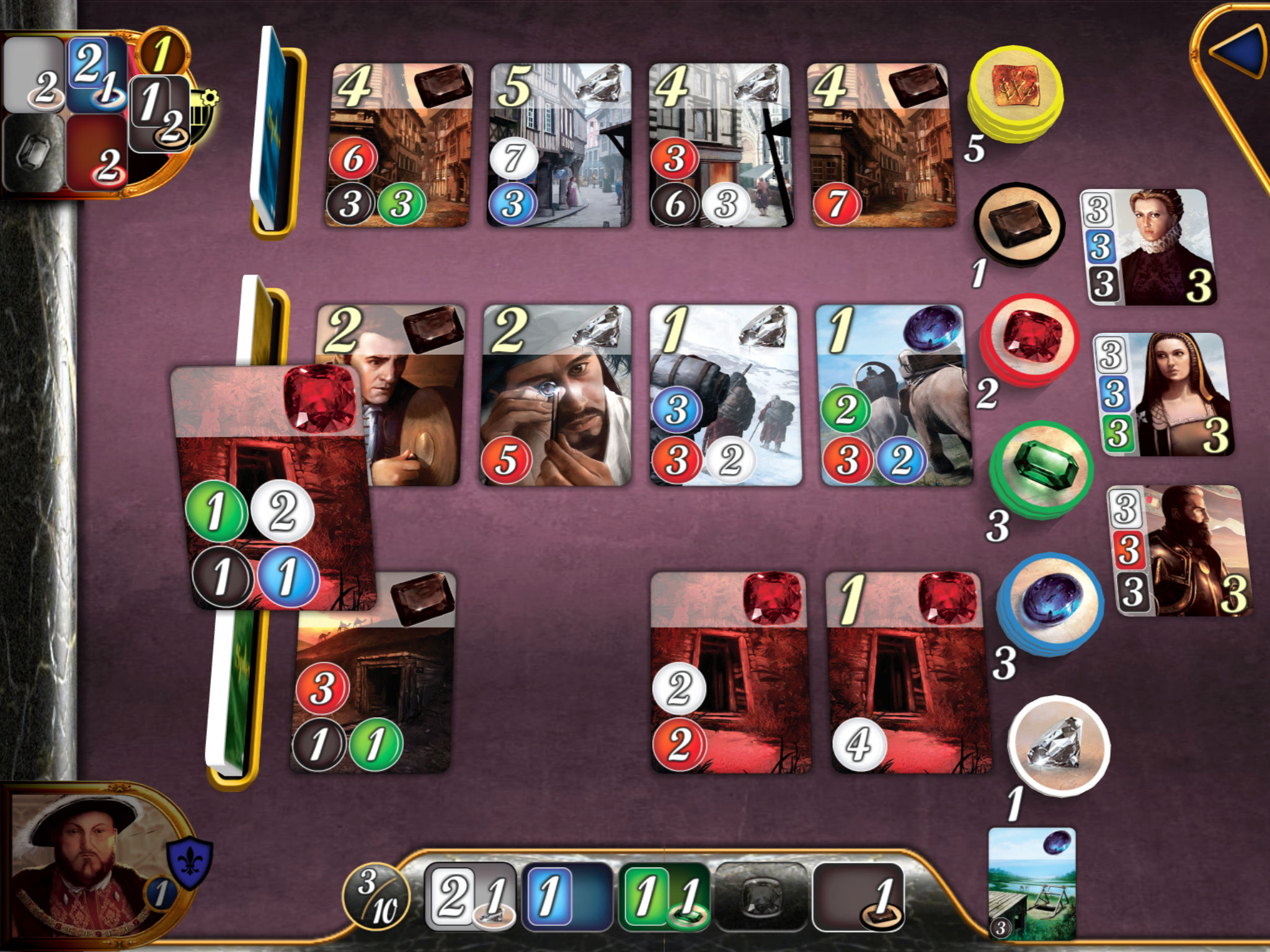 James Gilmour is streaming the Splendor expansion Strongholds from 5pm UK time