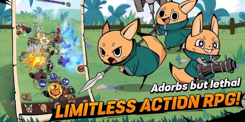 Tailed Demon Slayer lets you play as a cute fox warrior in an idle RPG, now open for pre-registration